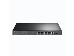 SWITCH TP-LINK 18-PORT GIGABIT RACKMOUNT  SWITCH WITH 16-PORT POE+