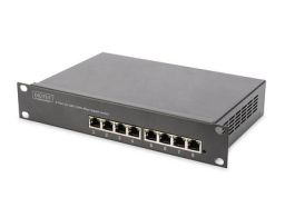 SWITCH DIGITUS RJ45 GB 10/100/1000 MBPS 8 PUERTOS 10" RACK