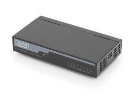 SWITCH DIGITUS RJ45 GB 10/100/1000 BASE-T FANLESS DESKTOP