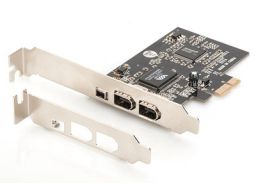 TARJETA EXPANSION DIGITUS PCI EXPRESS FIREWIRE 1 EXTER 1394MINI 2X EXT. 1394S