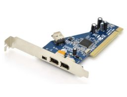 TARJETA EXPANSION DIGITUS PCI FIREWIRE 2X EXTERNO + 1X EXTERNO 1X INTERNO