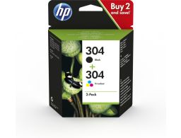 TINTA HP 304 PACK AHORRO NEGRO TRICOLOR