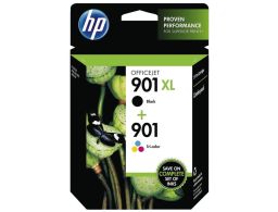 TINTA HP PACK 901XL NEGRA Y 901 TRICOLOR