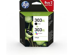 TINTA HP 303XL PACK NEGRO+TRICOLOR