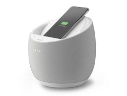 ALTAVOZ INTELIGENTE BELKIN+CARGADOR INALAMBRICO SOUNDFORM ELITE (GOOGLE A) BLANC