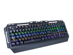 TECLADO GAMING WOXTER STINGER RX 1000 K ALAMBRICO RETROILUMINADO MECANICO