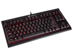 TECLADO GAMING CORSAIR K63 MECANICO CHERRY MX ROJO