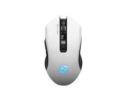 RATON GAMING SHARKOON SGM3 BLANCO RGB