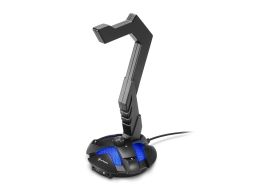 SOPORTE AURICULARES SHARKOON X-REST 7.1 NEGRO