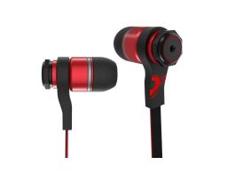 AURICULAR GAMING OZONE TRIFX ROJO NEGRO MICROFONO ALAMBRICO