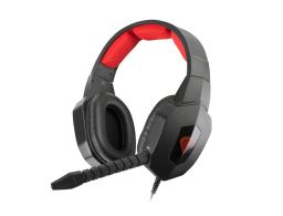 AURICULARES GAMING GENESIS ARGON 400 NEGRO ROJO