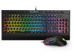 PACK KROM RGB TECLADO MEMBRANA Y RATON KALYOS