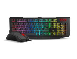 KIT TECLADO Y RATON GAMING OZONE DOUBLE TAP ES