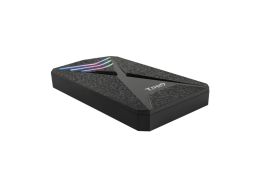 CAJA EXTERNA TQE-2550RGB 2,5" 9,5 MM SATA USB 3.0/3.1 RGB