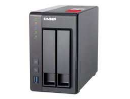 NAS QNAP TS-251+ -2G 2 BAHIAS 2,0 GHZ NEGRO