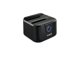 DOCK TOOQ TQDS-802B 2xSATA 2,5"/3,5" USB 3.0, CLONE OTB NEGRO