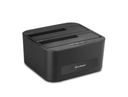 DOCKING STATION SHARKOON QUICKPORT XT DUO 2.5"/3.5" SATA USB 3.0 CLONE FUNCTION