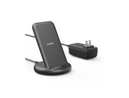 CARGADOR QI INALAMBRICO ANKER POWER WAVE II STAND 15W NEGRO