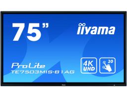 MONITOR IIYAMA TACTIL 74,5"  4K INFRARROJO FULLHD USB RS232 VGA HDMI ETHERNET