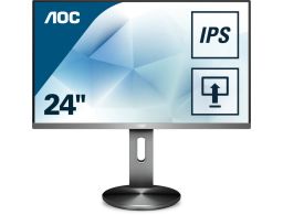 MONITOR AOC I2490PXQU 23,8" 1920x1080 5MS VGA HDMI DP NEGRO