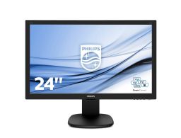 MONITOR PHILIPS 243S5LJMB 23,6" 1920X1080 MULTIMEDIA HDMI DVI VGA DP 1MS NEGRO