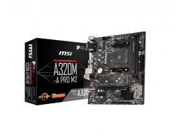 PLACA BASE MSI A320M PRO-M2 V2 AM4 2XDDR4