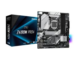 PLACA BASE ASROCK Z490M PRO4 1200 MATX 4XDDR4