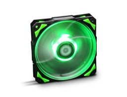 VENTILADOR CAJA NOX HUMMER H-FAN LED 120MM NEGRO LED VERDE