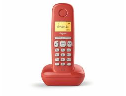 TELEFONO FIJO GIGASET A170 INALAMBRICO ROJO