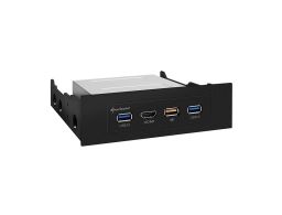 EXPANSOR PUERTOS VR USB3,0 SHARKOON 3,5" 2 X USB 3,0 1X HDMI 1 X USB CARGA RAPID