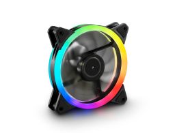 VENTILADOR CAJA SHARKOON SHARK BLADES FAN 120X120X 25,5 MM RGB LED