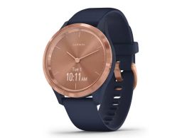 SMARTWATCH GARMIN VIVOMOVE 3S ROSE GOLD/AZUL OSCURO