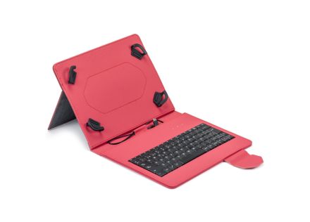 FUNDA TABLET MAILLON URBAN KEYBOARD USB 9.7"-10.2" ROJO