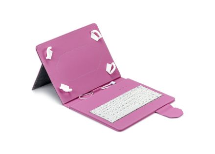 FUNDA TABLET MAILLON URBAN KEYBOARD USB 9.7"-10.2" ROSA