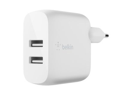 ADAPTADOR DE CORRIENTE BELKIN BLANCO 2x USB/ A