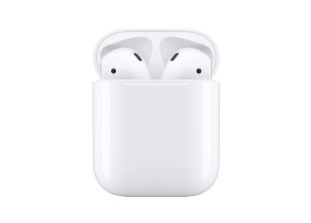 AURICULARES APPLE AIRPODS V2 BLANCO BLUETOOTH CON BASE CARGA