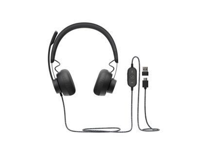 AURICULARES LOGITECH ZONE WIRED NEGRO MICROFONO ALAMBRICO