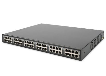 HUB DIGITUS RJ45 10/100/1000 MBPS POE+ 48 PUERTOS (24 IN 24 OUT POE) 270W