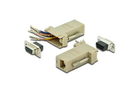 ADAPTADOR DIGITUS DB9 TO RJ45 MODULAR DB9 F RJ45 F