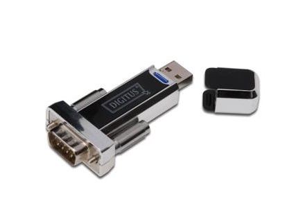 ADAPTADOR DIGITUS USB SERIAL DSUB 9M INCL. CABLE 80M USB A M/USB