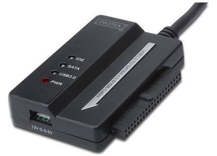 ADAPTADOR DIGITUS USB 3.0 - SATAII + IDE 3.5" INCL. FUENTE DE ALIMENTACION