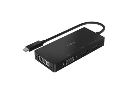 ADAPTADOR BELKIN TIPO C A VIDEO (HDMI, VGA, DVI, DISPLAYPORT)