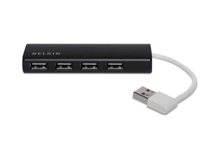 HUB BELKIN 4x USB 2.0 SLIM NEGRO