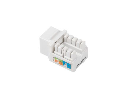 CONECTOR KEYSTONE LANBERG CAT.6 UTP RJ45 90 GRADOS