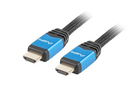 CABLE HDMI LANBERG MACHO/MACHO V2.0 CU 4K PREMIUM 3M NEGRO