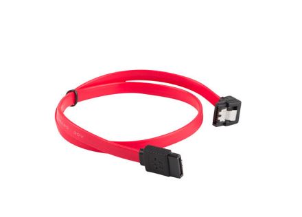 CABLE SATA III LANBERG 6GB/S HEMBRA HEMBRA ANGULO CLIP METAL 0.5M