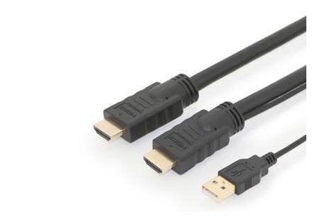 CABLE DIGITUS VIDEO HDMI alta velocidad tipo A m/amp 15m w/Ethernet UltraHD 4K