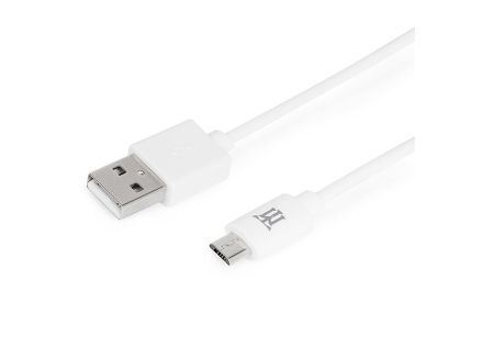 CABLE MAILLON BASIC MICRO USB 2.4 BLANCO 1M