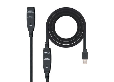 CABLE USB 3.0 NANOCABLE PROLONGADOR, C/A A/M-A/H 15M