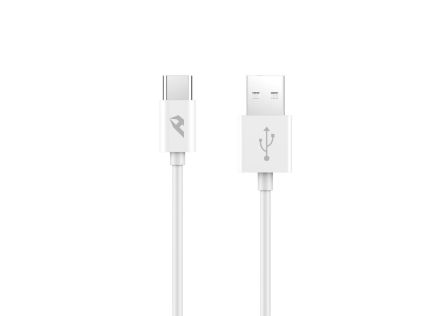 CABLE DE DATOS ENJOY BLANCO USB 20 A TIPO C 3A LONGITUD 1M